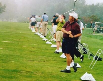 Participants in the annual Gabriel Homes golf tournament.