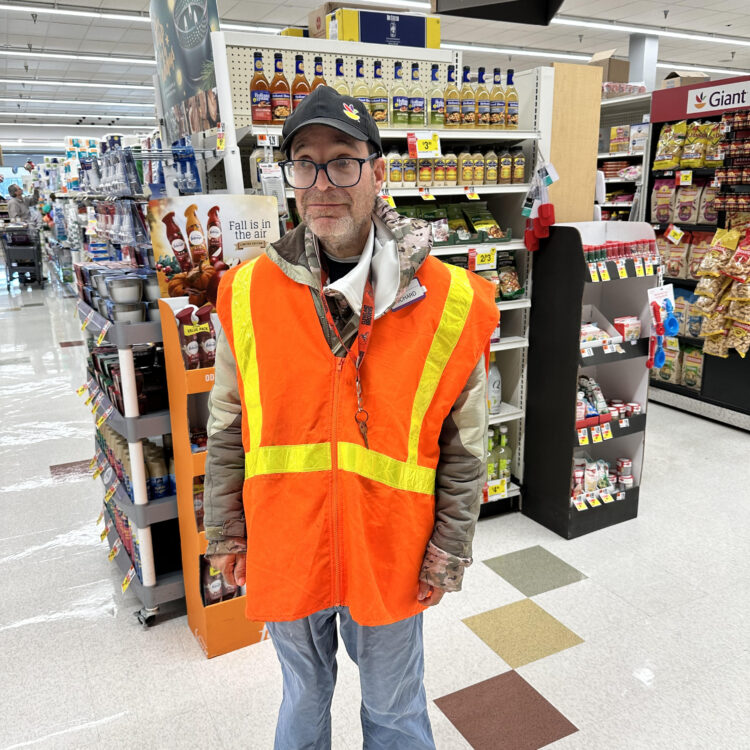 Gabriel Homes resident at work at Giant.