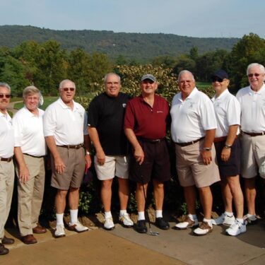 Team at Gabriel Homes golfing tournament.
