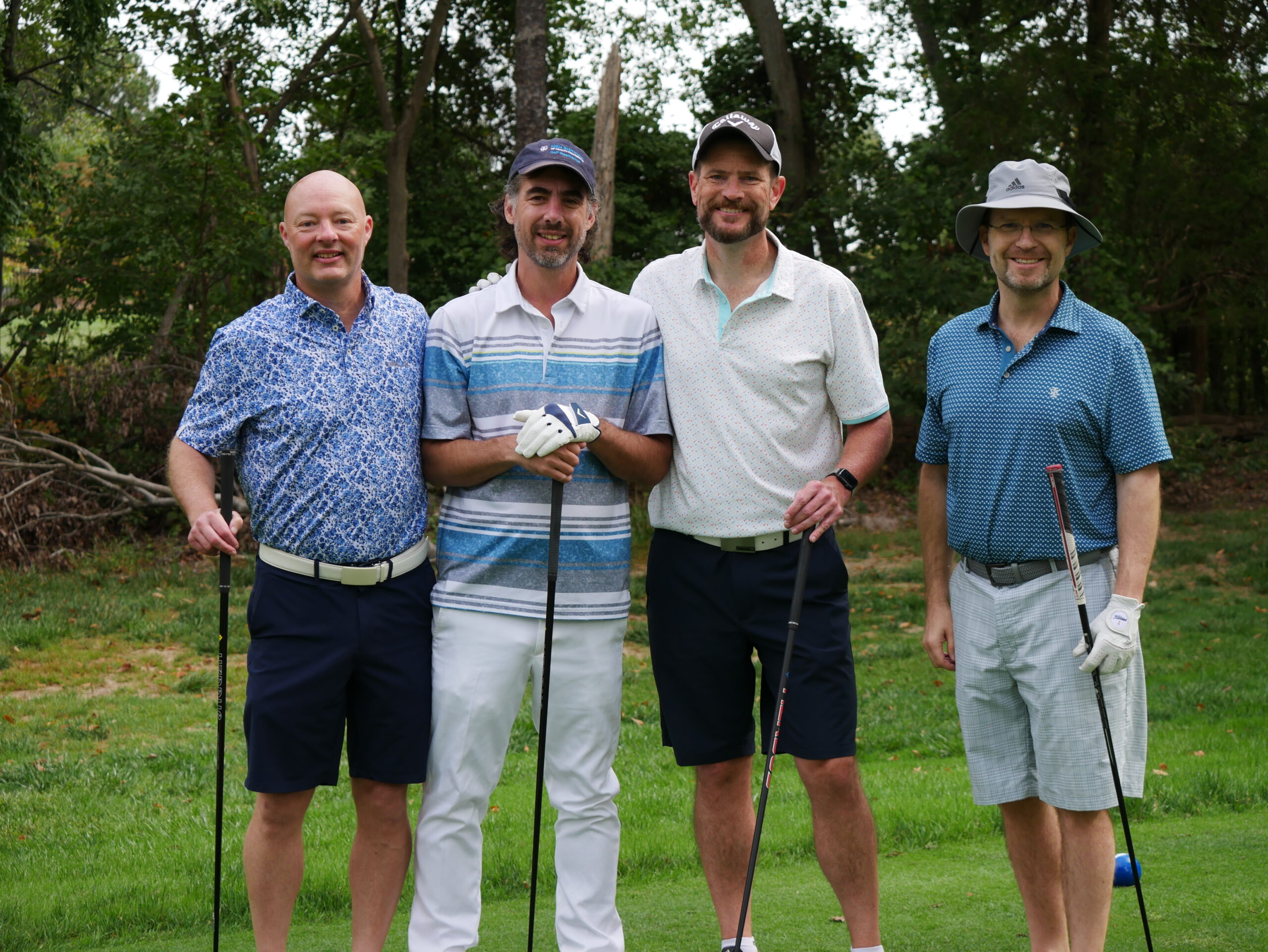 Golfers at Gabriel Homes annual golf tournament in Haymarket, Virginia.