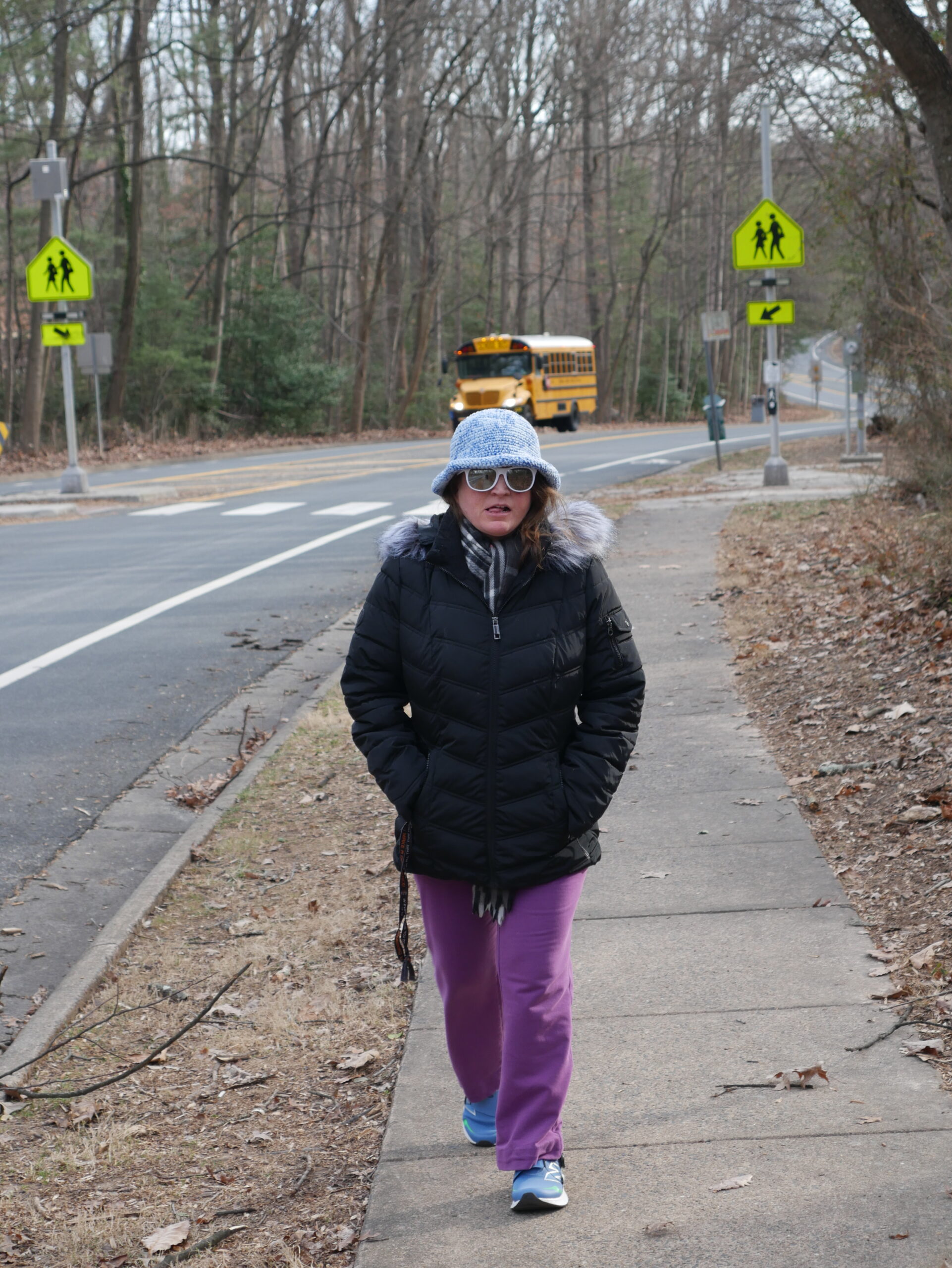 Gabriel Homes resident walking.