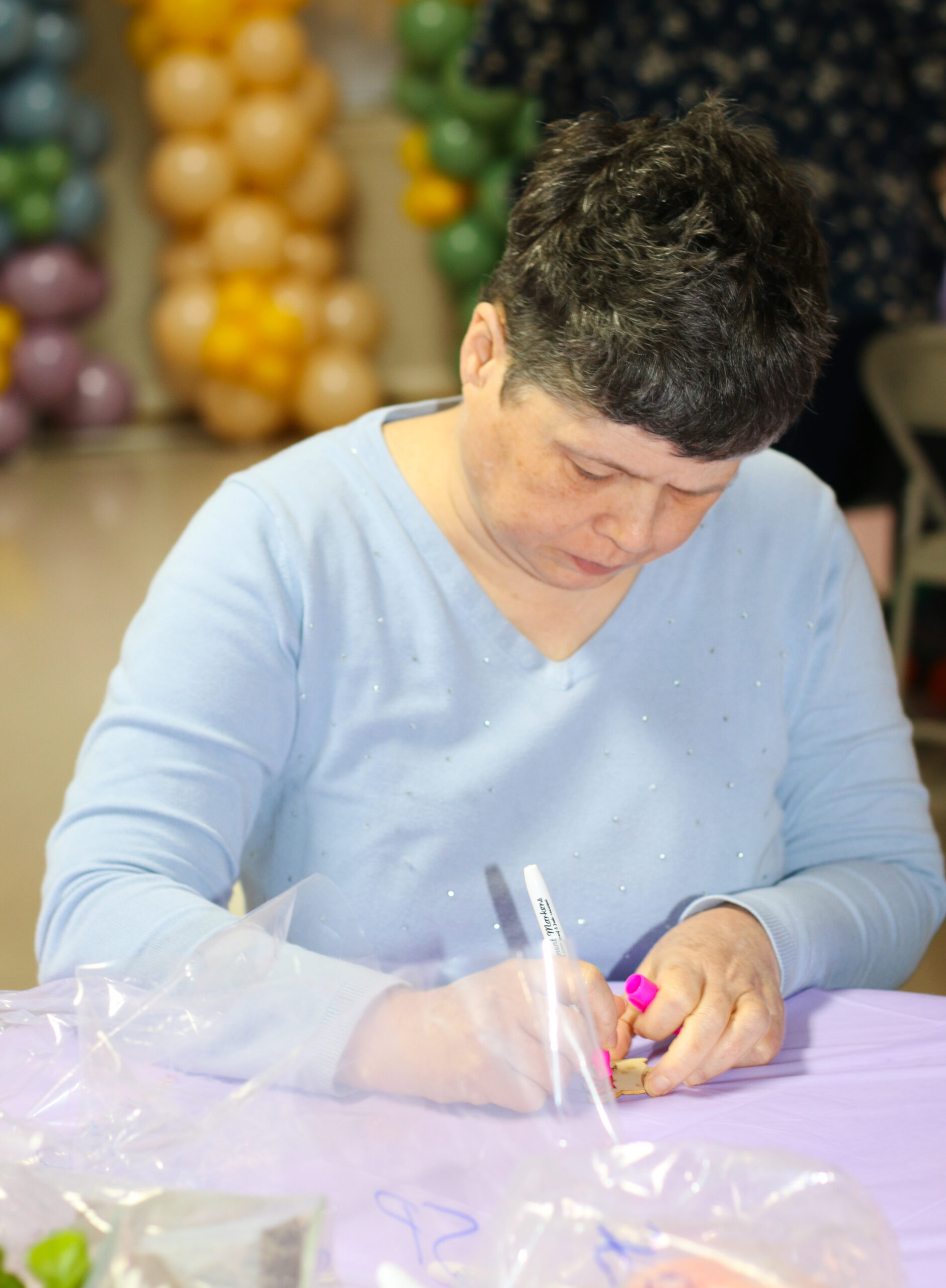 Gabriel Homes resident at Spring Fling.