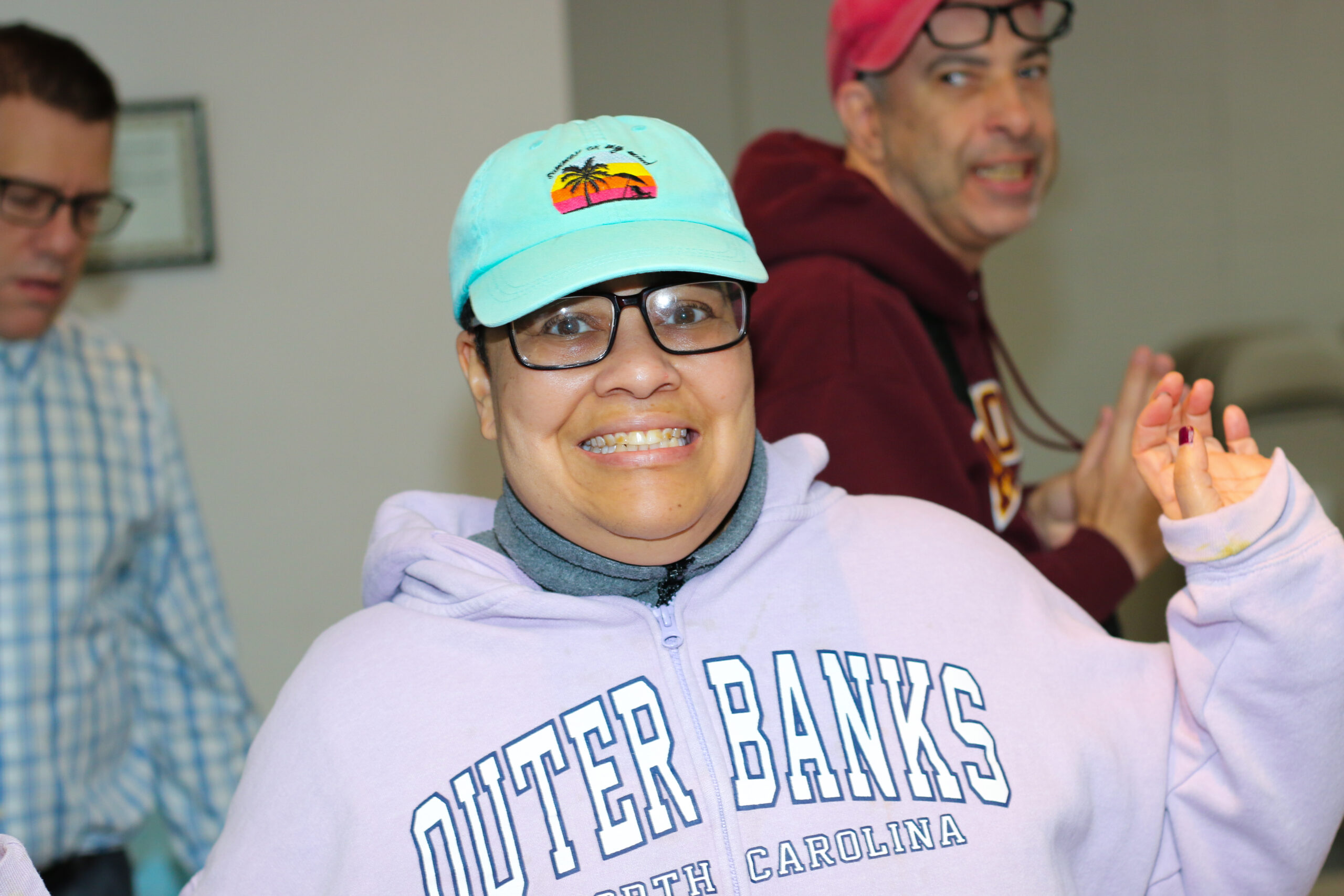 Gabriel Homes resident at the Spring Fling. They are celebrating 30 years living independently at Gabriel Homes.