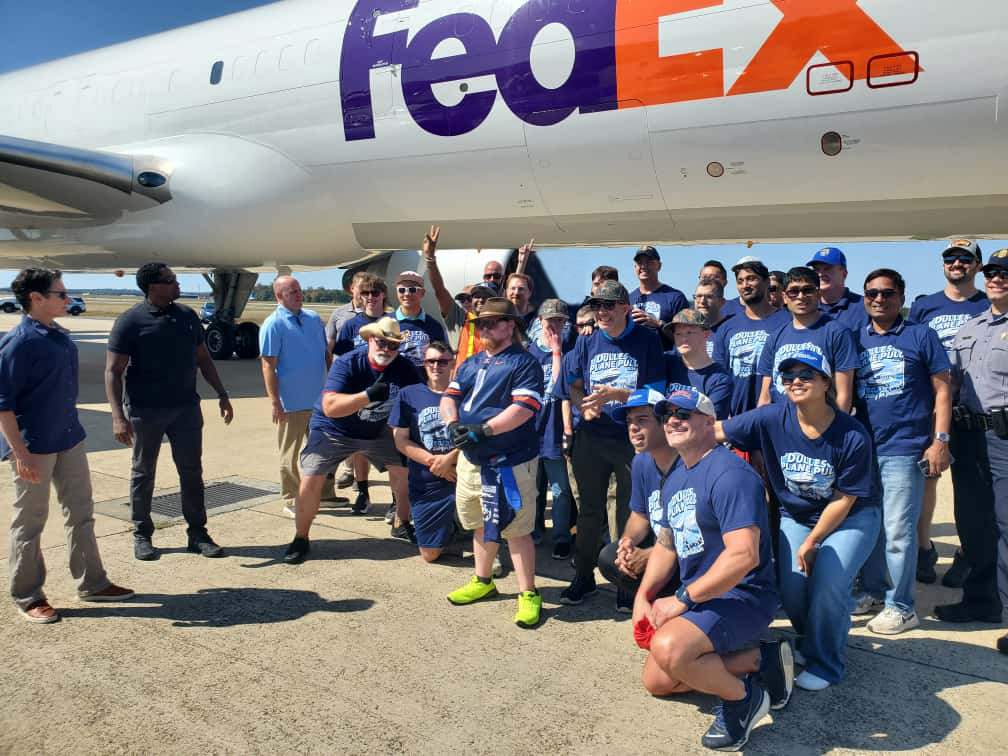 Photo for Powerlifters “Pull” off the Impossible at the 2025 Dulles Plane Pull