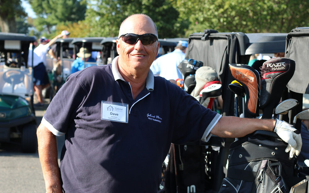 Gabriel Homes resident at the Gabriel Homes Golf Tournament.