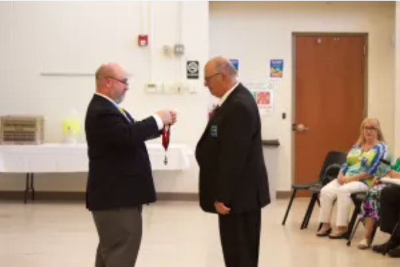 Gabriel Homes resident inducted into leadership role at the Knights of Columbus.