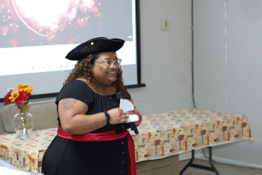 Program coordinator Naomi Pariona at the 2nd Annual Boo Bash.