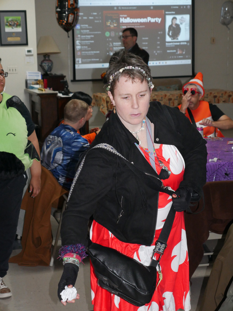 Gabriel Homes resident at 2nd Annual Boo Bash.