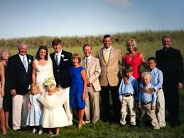 Fr. Gerry Creedon (right) with the Kennedy family. Photo posted by Patrick Kennedy.