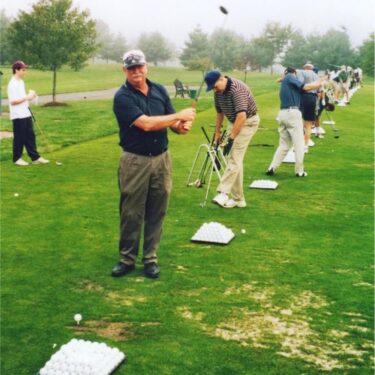 Golfers at the Gabriel Homes Golf Tournament.