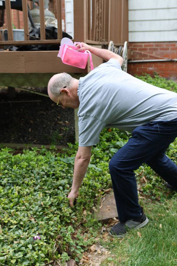 Gabriel Homes resident at a spring-themed party.