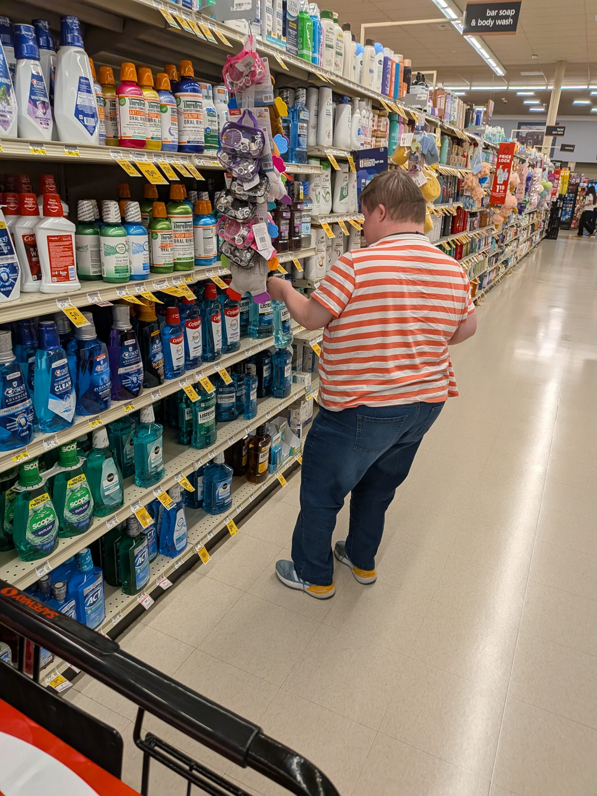 Gabriel Homes resident shopping.