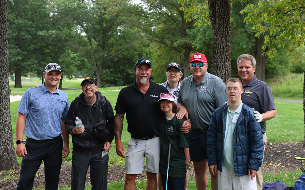 Gabriel Homes residents and golfers at the annual golf tournament.