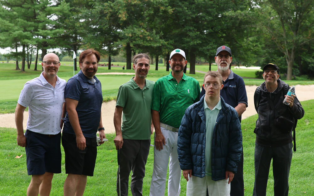 Gabriel Homes residents and golfers at the annual golf tournament.