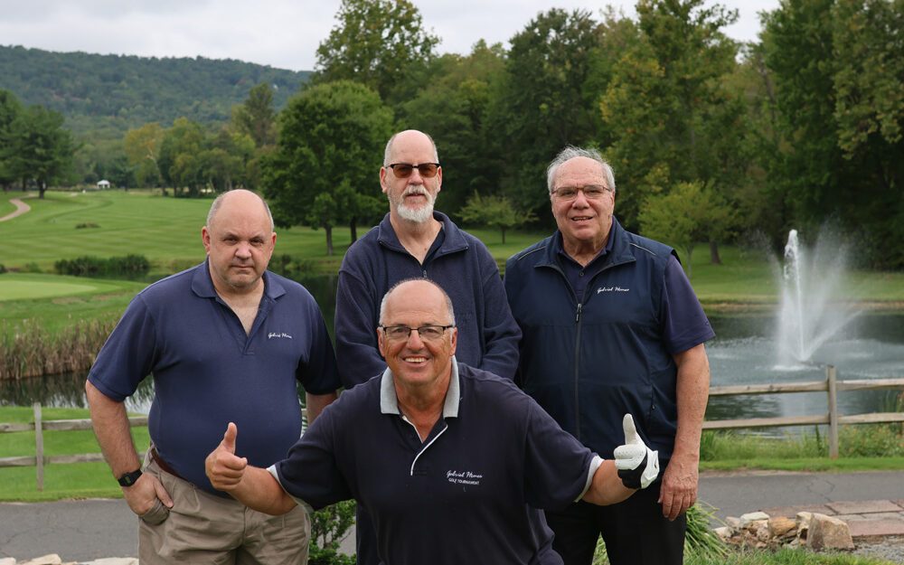 Gabriel Homes residents and golfers at the annual golf tournament.