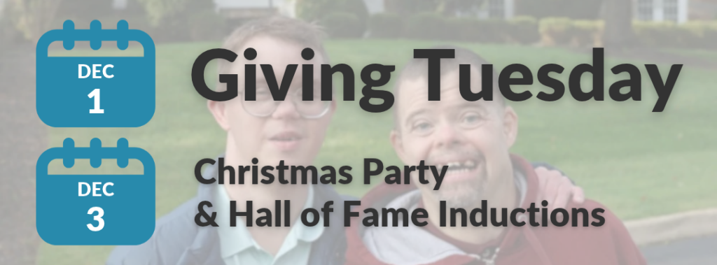 Upcoming dates shown in the October 2026 edition of Gabriel Homes' monthly newsletter, The Treehouse. December 1: Giving Tuesday. December 3: Christmas Party & Hall of Fame Inductions.