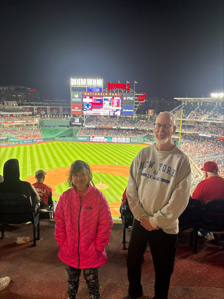 Photo for January and Rich Catch a 7-6 Washington Nationals Win