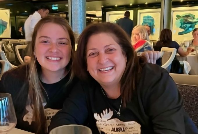 Gabriel Homes board chair Michele Bolos (right) on college tour. Her experience sending her daughter (left) to college is similar to adults with IDD who transition to independent living.