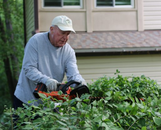 Member of Gabriel Homes Work Crew.