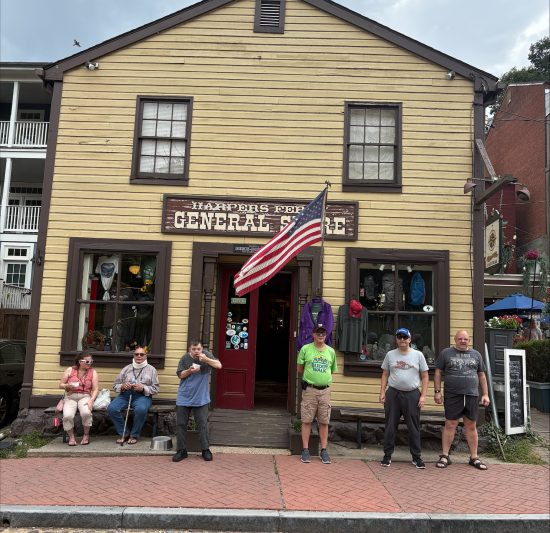 Gabriel Homes residents at the Harper's Ferry historical district. Visitors can catch sights of the Shenandoah and Potomac Rivers meeting.