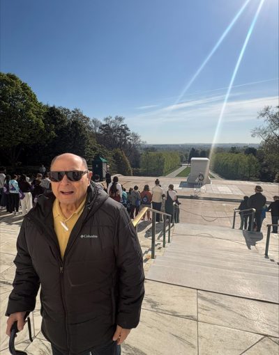 Gabriel Homes resident at Arlington National Cemetery.