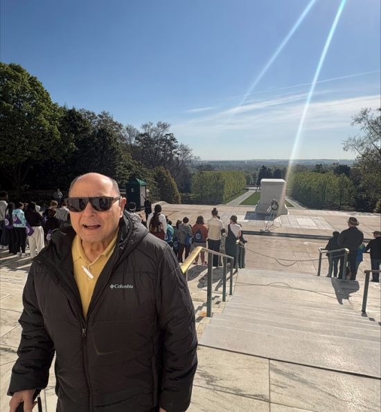 Gabriel Homes resident at Arlington National Cemetery.