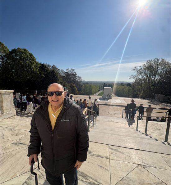 Gabriel Homes resident in Arlington National Cemetery.