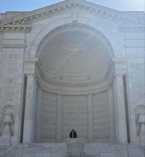 Gabriel Homes resident at Arlington National Cemetery.