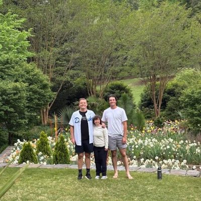 Gabriel Homes resident (center) celebrating Easter with their family in Durham, NC.