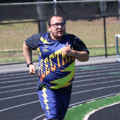 Chantilly Electric athlete running.