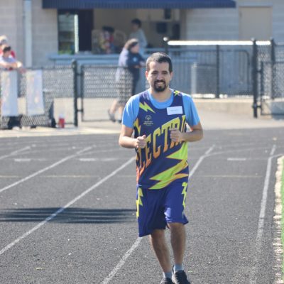 Chantilly Electric athlete running.