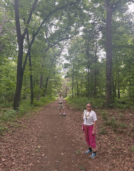 Gabriel Homes residents on a hike.