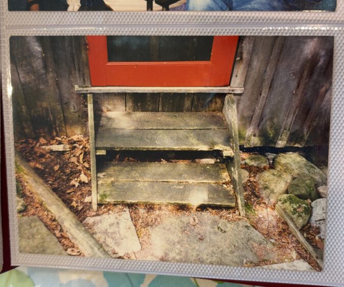 Steps of a Gabriel Homes resident's childhood home.