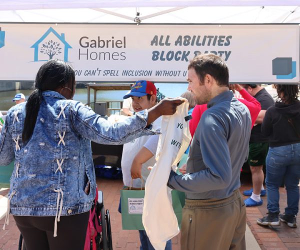 Guests at the All Abilities Block Party.