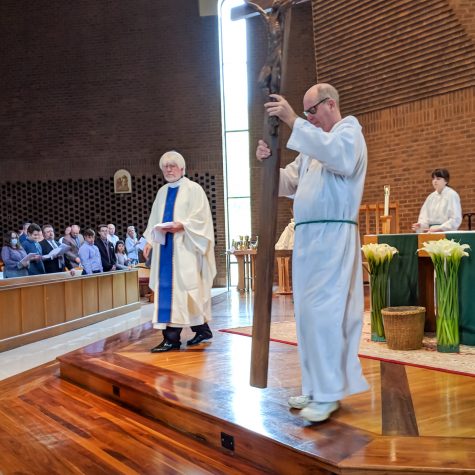 Gabriel Homes resident involved in Sunday services at Saint John Neumann (SJN) Catholic Church. Gabriel Homes resident involved in Sunday services at Saint John Neumann (SJN) Catholic Church.