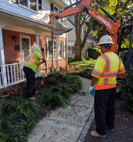 The Anderson Company performing construction at a home.