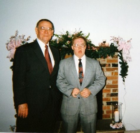 Gabriel Homes resident (right) with their dad (left).