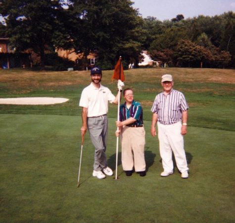 Gabriel Homes resident (center) with family. On Father's Day, residents are sharing the favorite memories with their dads.