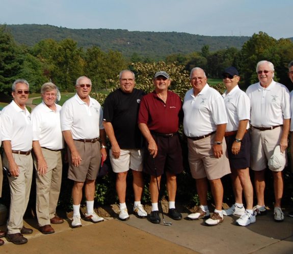 Team at Gabriel Homes golfing tournament.