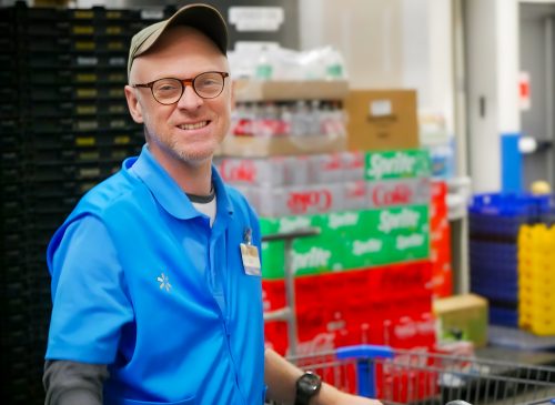 Gabriel Homes resident at work.