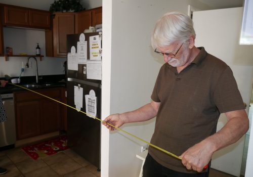 Gabriel Homes Board Member Gary doing home renovations for Gabriel Homes.