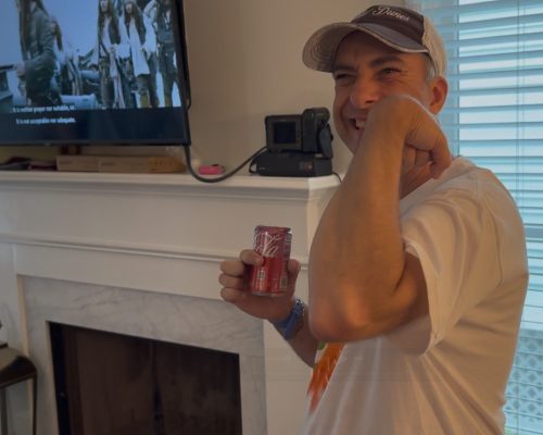 Gabriel Homes resident flexing their muscle.