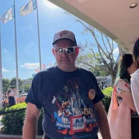 SK In Disney Shirt