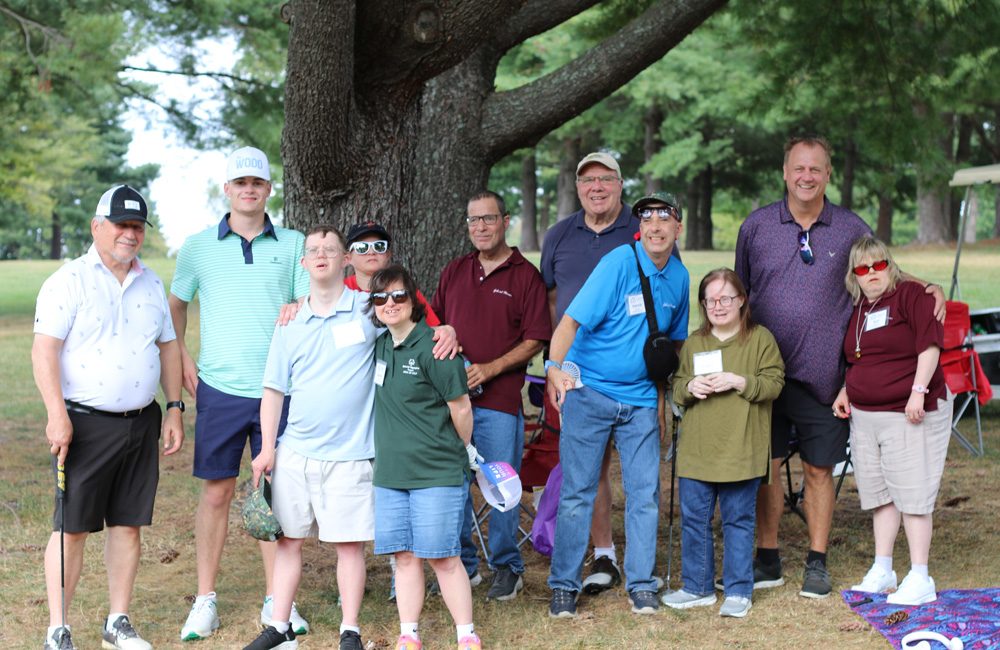 Gabriel Homes residents and golfers at the 30th Annual Golf Tournament.