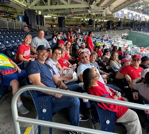 Members of the Janelia and ECHO communities attend a baseball game together in Washington, D.C. Credit: ECHO
