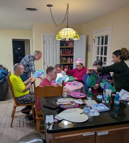 Arts and crafts at Gabriel Homes.