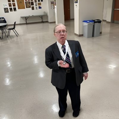 Gabriel Homes resident representing the Knights of Columbus.