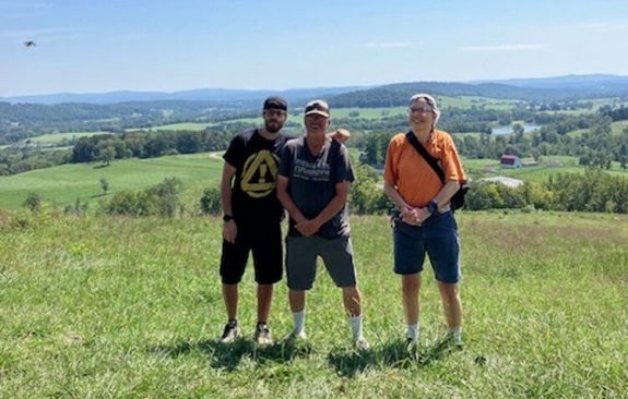 Gabriel Homes residents and staff at Sky Meadows State Park.