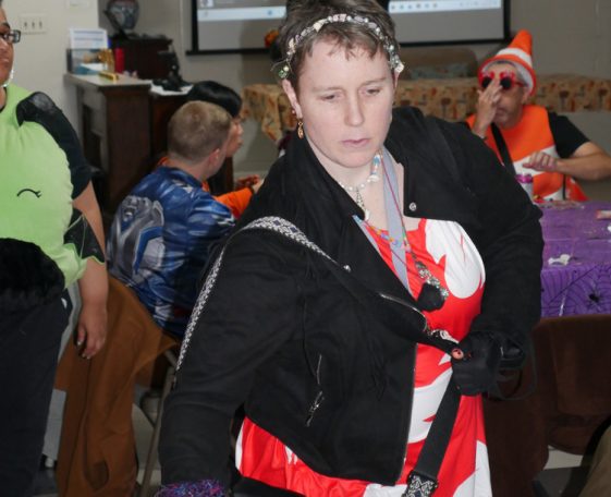 Gabriel Homes resident at 2nd Annual Boo Bash.