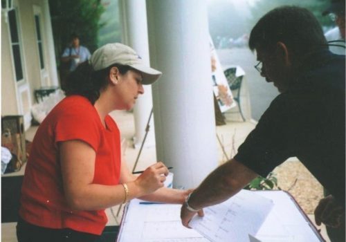 Check-in at the Gabriel Homes Golf Tournament.